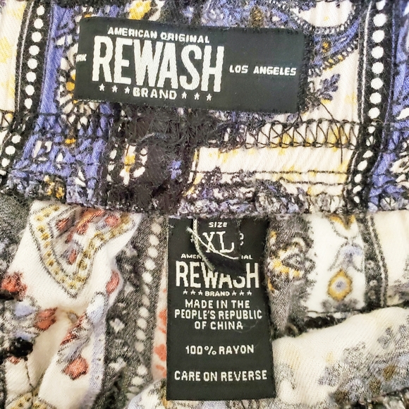 Rewash Multicolor Patterned Pants - Picture 6 of 6